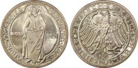 Weimarer Republik 3 Reichsmark 1928 A PCGS MS65, Naumburg silver stgl.