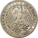 Weimarer Republik 3 Reichsmark 1928 A PCGS MS66, Naumburg Silber stgl. Jäger 333
