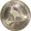 Weimarer Republik 5 Reichsmark 1930 F PCGS MS66, Rheinland Silber pfr., stgl. Jäger 346