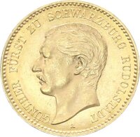 Schwarzburg-Rudolstadt Günther Victor 10 Mark 1898 A...