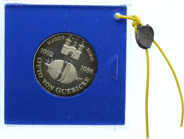 DDR Gedenkmünze 10 Mark 1977 A Otto von Guericke Silber PP Jäger 1565
