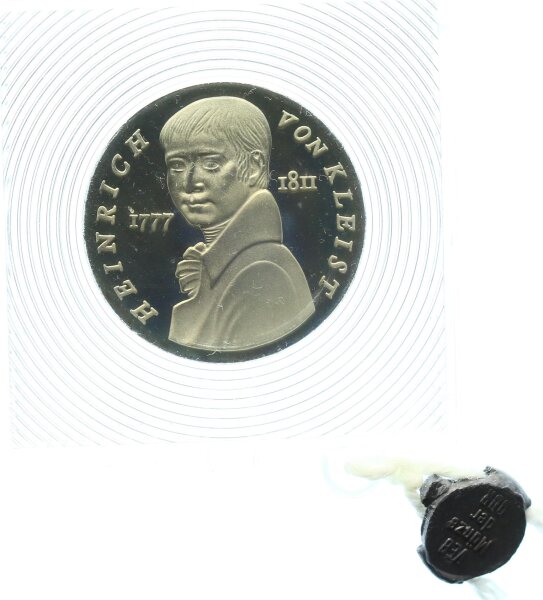 DDR Gedenkmünze 5 Mark 1986 A Heinrich von Kleist PP