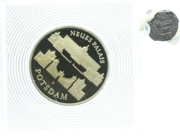 DDR Gedenkmünze 5 Mark 1986 A Neues Palais Potsdam PP