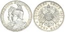 Preußen Wilhelm II. 5 Mark 1901 A 200 Jahre Königreich Silber f. vz/vz Jäger 106