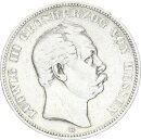 Hessen Ludwig III. 5 Mark 1875 H Silber f. ss Jäger 67