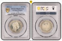 Preußen Wilhelm II. 2 Mark 1912 A PCGS PR64CAM...