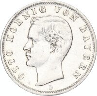 Bayern Otto 2 Mark 1903 D Silber ss Jäger 45