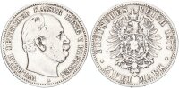 Preußen Wilhelm I. 2 Mark 1877 A silver s-ss