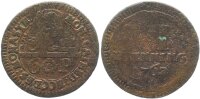 Münster-Domkapitel 6 Pfennig 1762 Kupfer s-ss