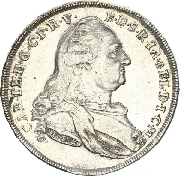 Bayern Karl Theodor Madonnentaler 1786 München silver ss+
