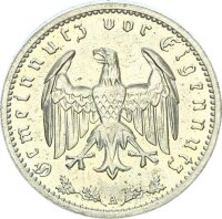 Weimarer Republik 1 Reichsmark 1939 A stark magnetisch,...
