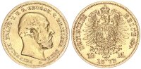 Mecklenburg-Schwerin Friedrich Franz II. 10 Mark 1872 A Gold ss/ss+ Jäger 229
