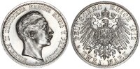 Preußen Wilhelm II. 2 Mark 1912 A Silber pfr., stgl. Jäger 102