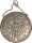 Schmuck 5 Mark 1904 Kaiserreich gehenkelt als Kettenanhänger & graviert Silber