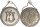 Schmuck 5 Mark 1904 Kaiserreich gehenkelt als Kettenanhänger & graviert Silber