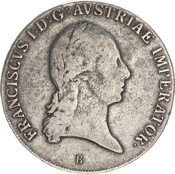 Österreich Kaiserreich Franz II. (I.) Taler 1815 B (Kremnitz) silver s-ss