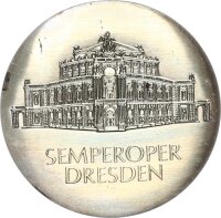 DDR Gedenkmünze 10 Mark 1985 A Wiedereröffnung der Semperoper Silber pfr., f. stgl. Jäger 1600
