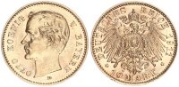 Bayern Otto 10 Mark 1911 D gold vz+/stgl.