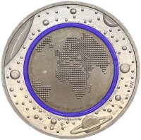 Deutschland Gedenkmünze 5 Euro 2016 J (Hamburg) Blauer Planet Erde Kupfer-Nickel stgl., bfr.