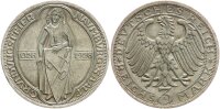 Weimarer Republik 3 Reichsmark 1928 A Naumburg Silber stgl. Jäger 333