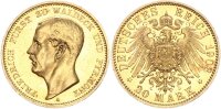 Waldeck-Pyrmont Friedrich Adolf 20 Mark 1903 A Gold f. stgl./stgl. Jäger 288