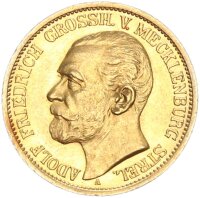 Mecklenburg-Strelitz Adolf Friedrich V. 10 Mark 1905 A...