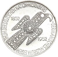 BRD Gedenkmünze 5 DM 1952 D Germanisches Museum...