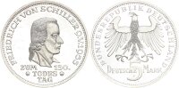 BRD Gedenkmünze 5 DM 1955 F Friedrich von Schiller Silber f. stgl. aus EA Jäger 389