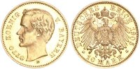 Bayern Otto 10 Mark 1905 D Gold f. stgl. aus EA Jäger 201