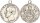 Braunschweig-Calenberg-Hannover Georg V. Taler 1864 B gehenkelt Silber f. ss