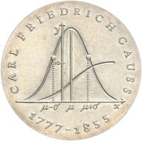 DDR Gedenkmünze 20 Mark 1977 A Carl Friedrich...
