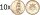Edelmetalle Kupfer 10x Quarter Dollar 2025 Heimerle + Meule Ascension Island, Segelschiff Kupfer 1/4 oz stgl.