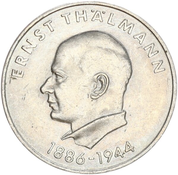 DDR Gedenkmünze 20 Mark 1971 A Ernst Thälmann f. stgl. Jäger 1535