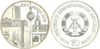 DDR Gedenkmünze 10 Mark 1974 A 25 Jahre DDR Silber pfr., stgl. Jäger 1552