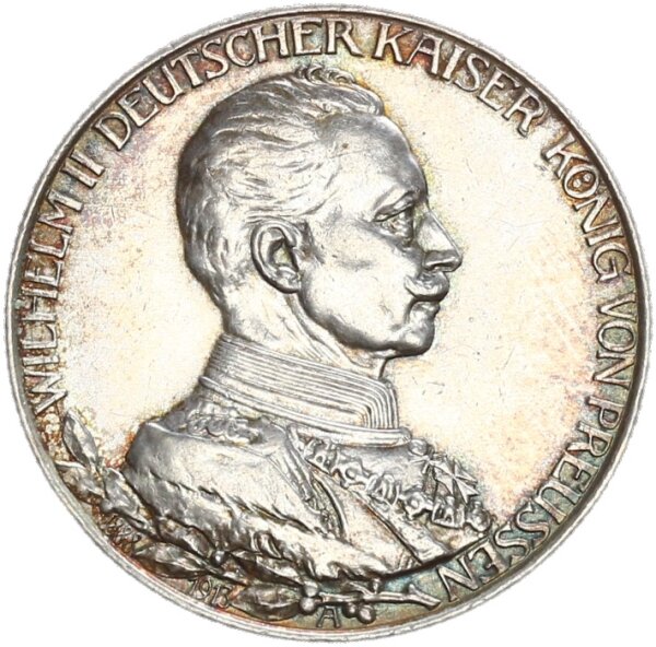 Preußen Wilhelm II. 2 Mark 1913 A Regierungsjubiläum Silber vz Jäger 111