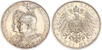 Preußen Wilhelm II. 2 Mark 1901 A 200 Jahre Königreich Silber f. stgl./stgl. Jäger 105