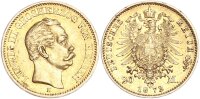 Hessen Ludwig III. 20 Mark 1872 H Gold ss+ Jäger 214